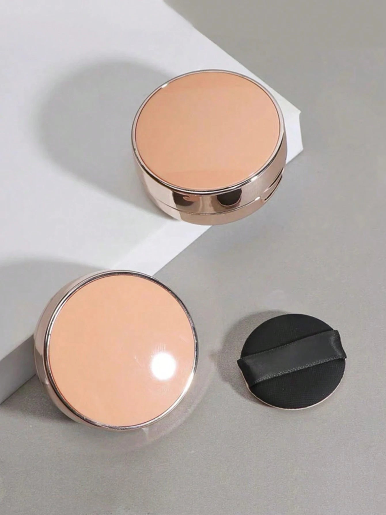 Mini Portable Air Cushion Box Fashionable Exquisite Small Powder Puff Qme