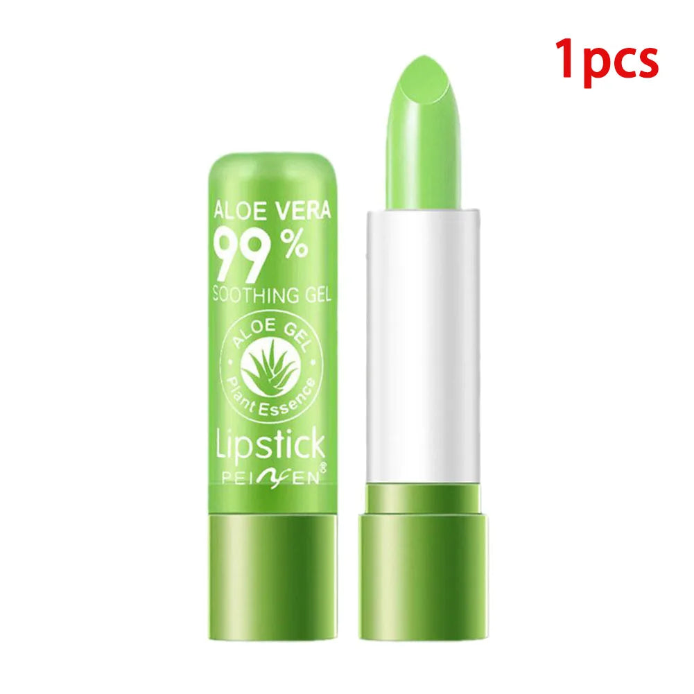 Moisturizing Aloe Vera Color-changing Lipstick Temperature-activated Qme 1pcs