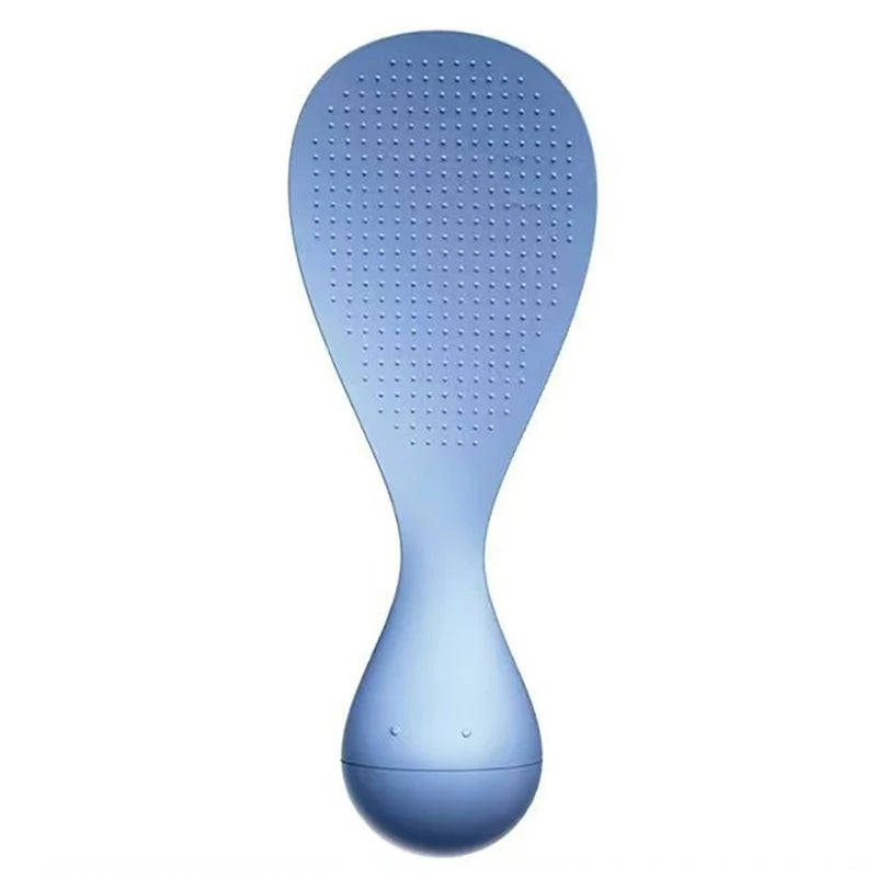 Non Stick Standing Plastic Rice Spoon Home Kitchen Paddles-perfect Qme Blue