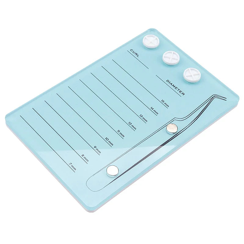Magnetic Eyelash Suction Plate Holder Glue Pallet Acrylic Board Qme
