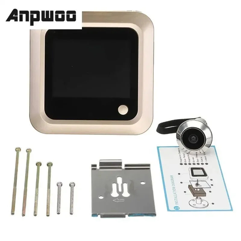 Smart Cat Eye Home Visual Electronic Doorbell Detection And Monitoring Wireless Low Power Infrared Night Vision Camera Qme