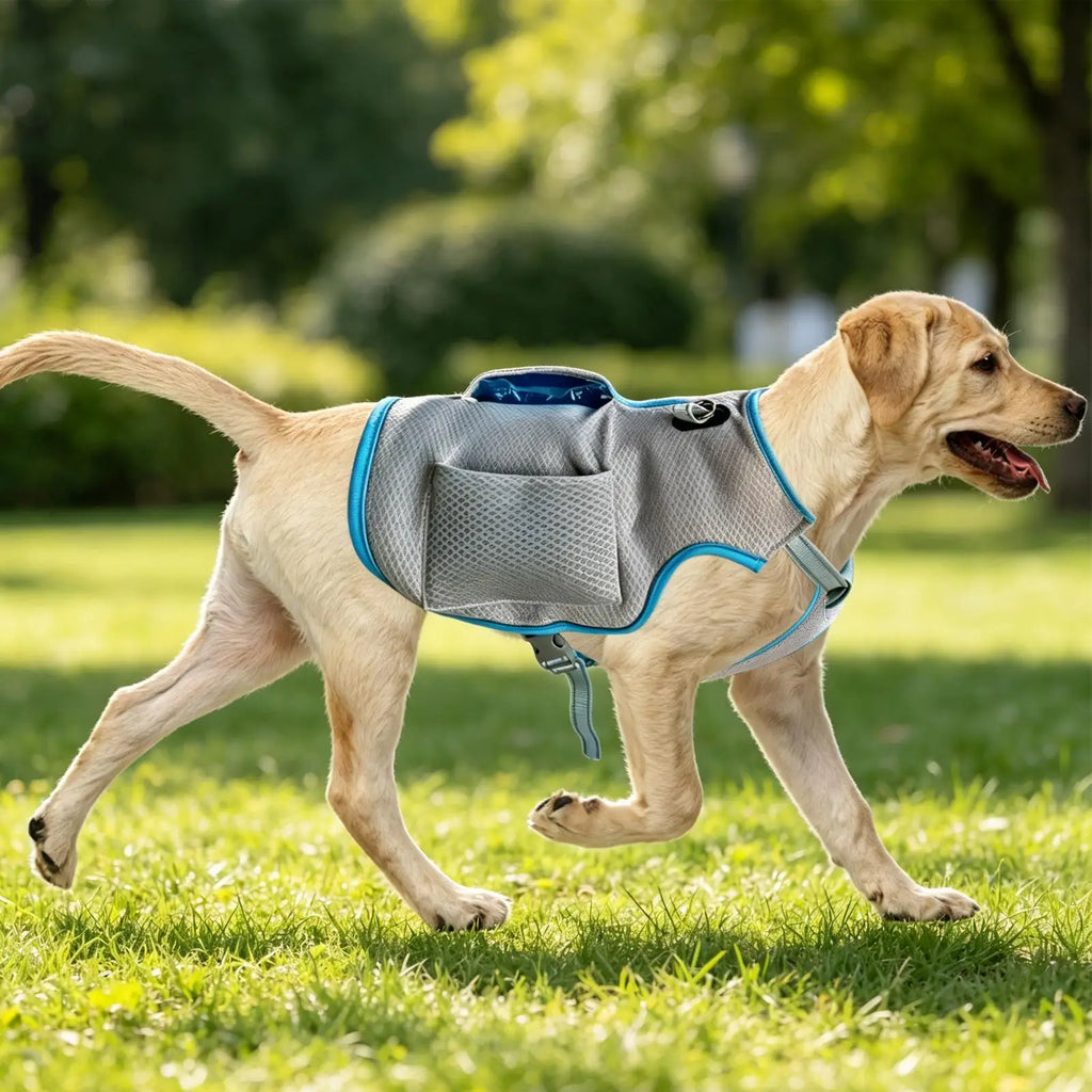 Dog Cooling Shirt Breathable Evaporative Mesh Clothes Summer Heat Relief Puppy Shirt For Small Medium Large Home Travel Beach Qme