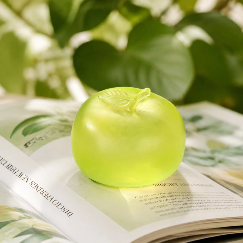 Fun Simulated Apple Slow-rising Gadget Toy Holiday Party Creative Decoration Props Stress-relieving Toy Novety Gift Qme