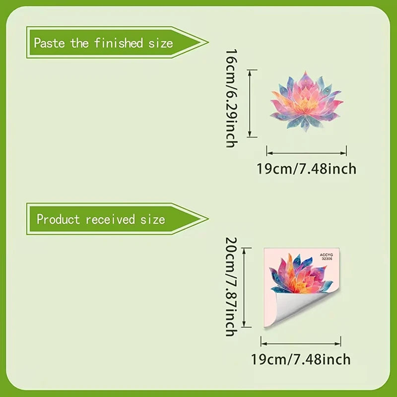 Luminous Toilet Sticker Glow-in-the-dark Flower Lid Self-adhesive Qme