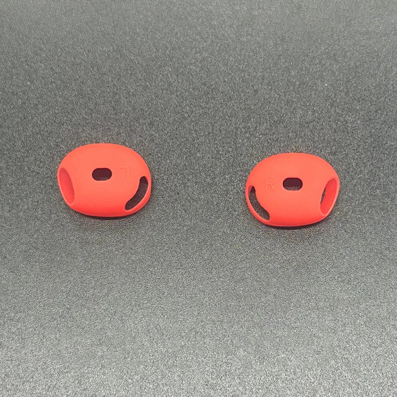 1Pair Silicone Ear Pads 4 Case Wireless Earphones Protective Caps Qme A12