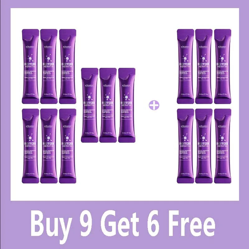 Keratin Hair Mask Magical 5 Second Repair Damage Frizzy Soft Smooth Shiny Hair Deep Moisturize Treat Repair Hair Care Mask Qme Buy 9 Get 6 Free