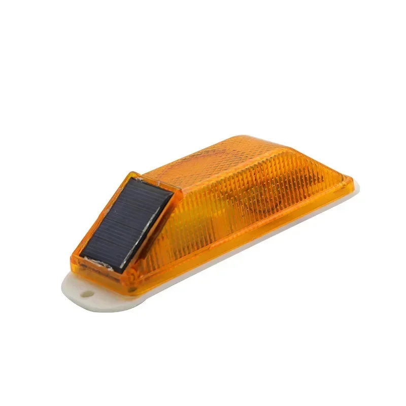 2pcs Warning LED Lamp Strobe Flash Traffic Caution Light Chip Control Bridge Construction Rechargeable Night Driving Protection Qme YELLOW