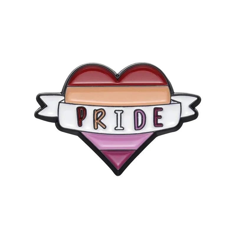 Lesbians Rainbow Series Enamel Pins Girls Like Girls Brooches Lapel Badges Backpack Jewelry Gift for Loves Friends Wholesale Qme style 6