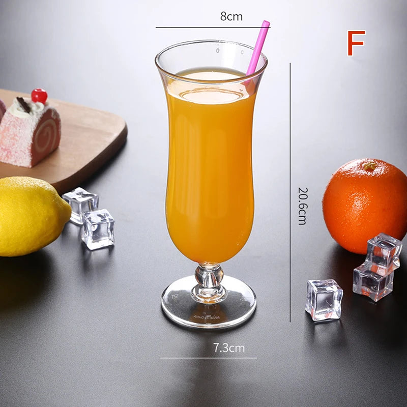 Acrylic Cocktail Cup Unbreakable Wine Glass Home Wedding Party Bar Qme F