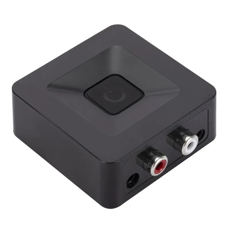 Bluetooth Receiver, Digital To Analog 5.0 Bluetooth Receiver, Amplifier Dual Headphone Jack 3.5mm with Optical Fiber Qme