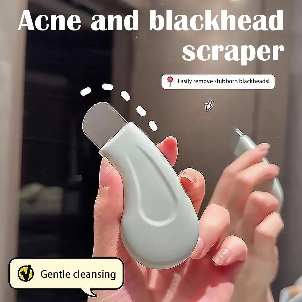 Blackhead Remover Scraper Deep Cleansing Skin Scrubber Facial Spatula Qme