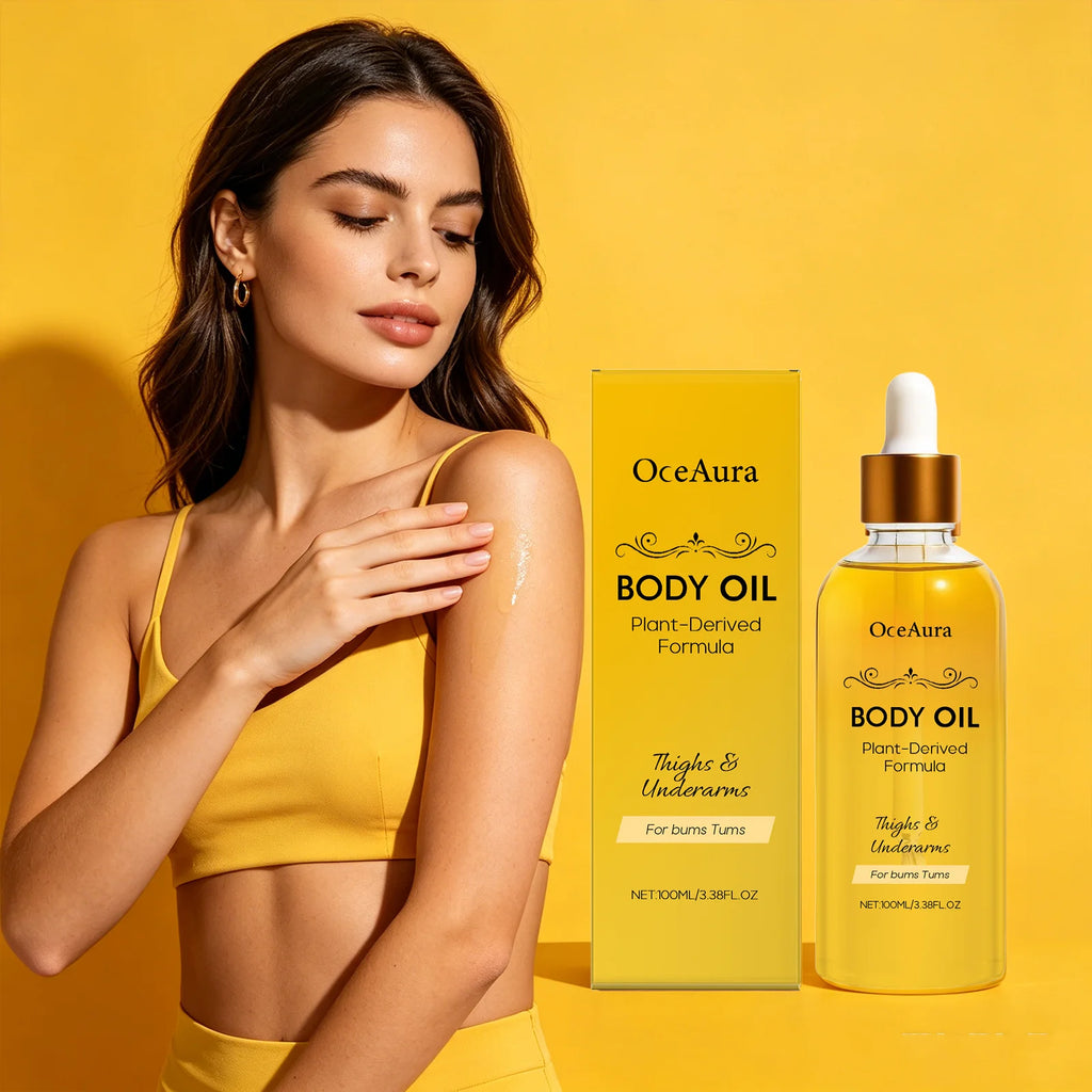 Oceaura Body Oil Thighs Underarms Plant Derived Formula Deep Qme