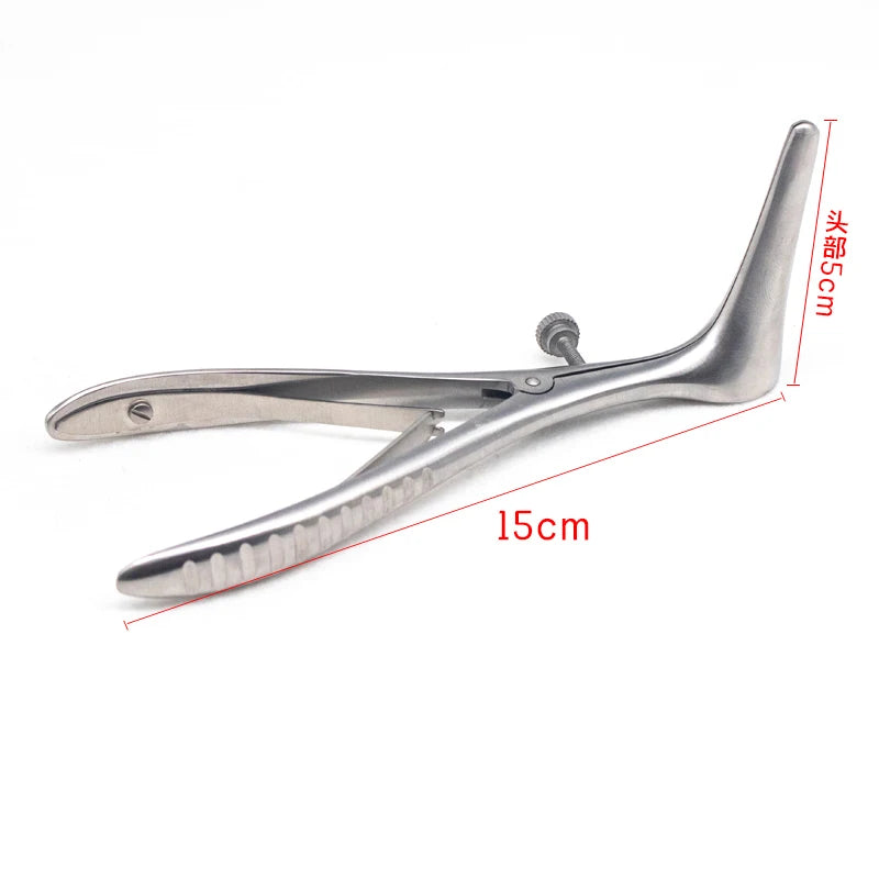 Medical Nose Mirror Speculum Lens Nostril Pliers Nasal Cavity Qme Red
