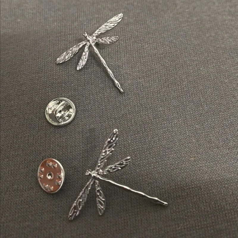 Vintage Dragonfly Brooches For Women High Grade Fashion Insect Brooch Pins Coat Accessories Animal Jewelry Gifts Qme
