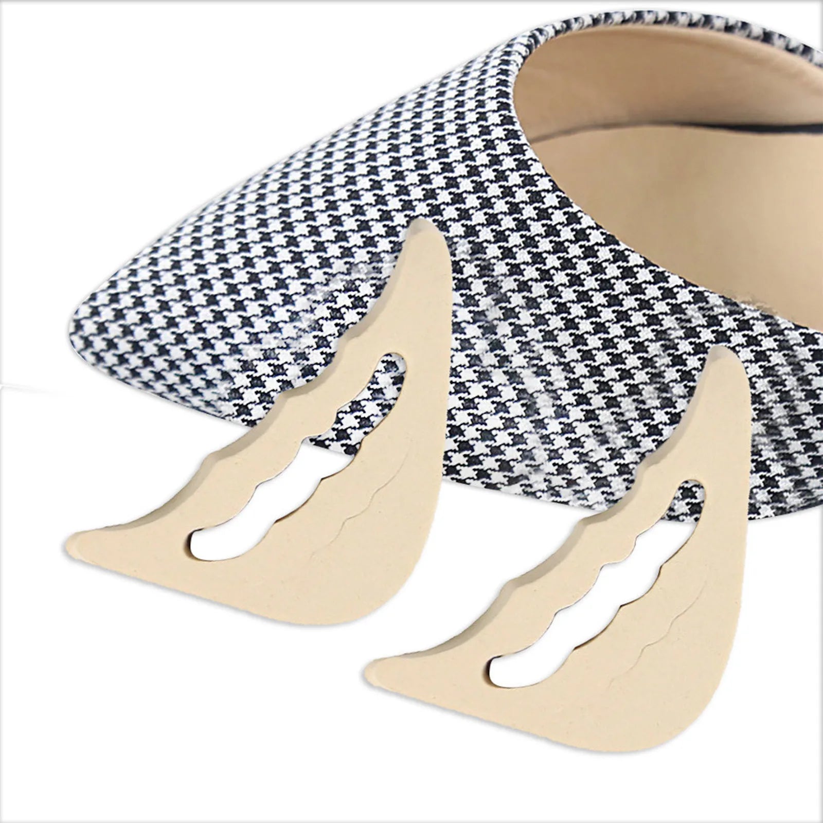 1Pairs Soft Sponge Toe Plug Women High Heel Pain Relief Insert Shoe Palm Cushion Toe Front Filler Sponge Forefoot Pad Qme Beige