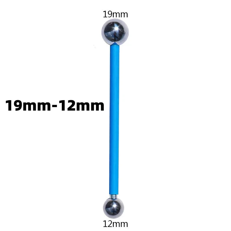 4pcs/set DIY Stainless Steel Tile Grout Ball Floor Seam Pressing Ball Tile Texture Roller Wall Joint Repair Paint Roller Tool Qme 19mm-12mm