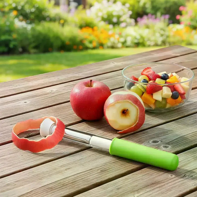 Stainless Steel Rust-proof Fruit Peeler Anti Slip Handle Qme