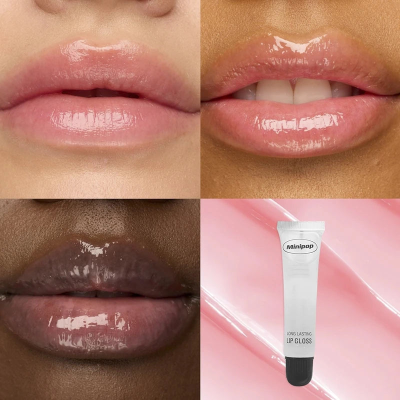 Lip Gloss Moisturizer Plumper Long Lasting Sexy Lips Pump Transparent Waterproof Volume Lip Clear Lipgloss Base Clear Lip Gloss Qme