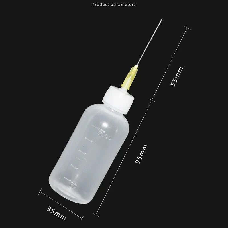 Plastic Liquid Alcohol Bottle Dispenser Rosin Solder Flux Paste Phone Qme