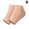 2PCS Gel Moisturizing Heel Socks Spa Sock For Foot Care Gel Heel Socks For Dry Cracked Dry Feet Skin Gel Heel Repair Socks Tools Qme B