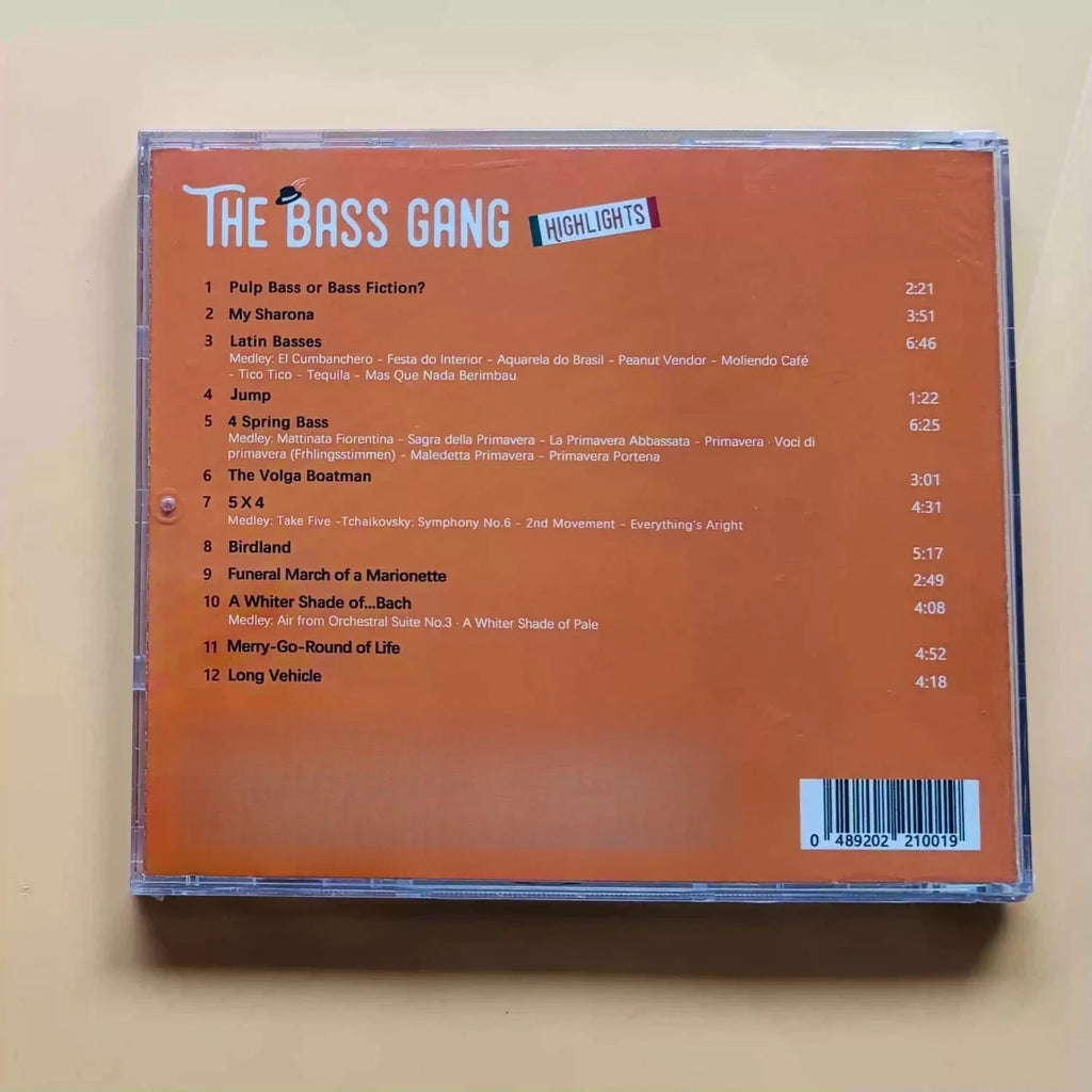 The Bass Gang Highlights Audiophile CD, Japanese HQCD Pressing Double Bass Virtuoso Tracks for Low-Frequency Test & Appreciation Qme