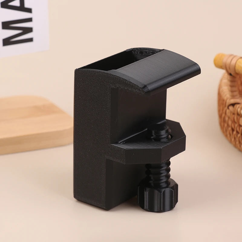 Workplace Teaching Office Organization Clip Desk Edge Pen Holder Qme Black