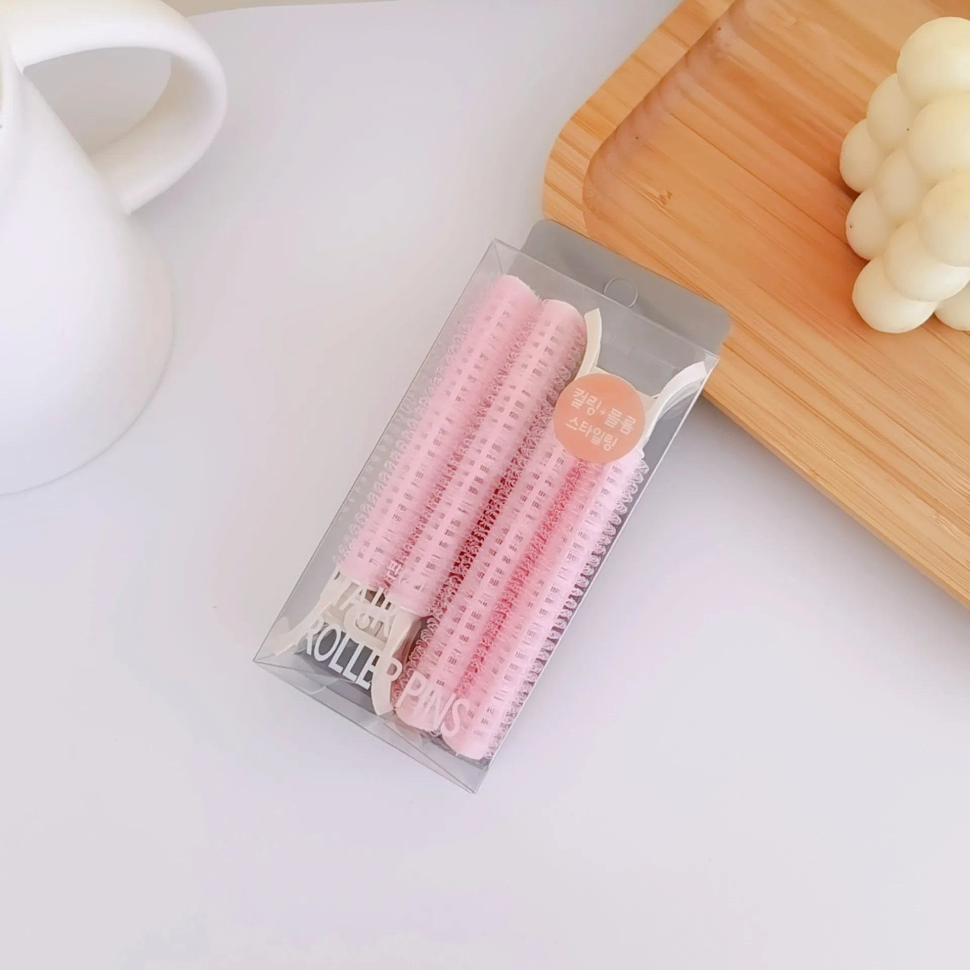2pcs Hair Root Fluffy Clip Air Bangs Curler Self-adhesive Curling Hair Lazy Curling Tube Hair Styling Tool Hair Curler Hair Pins Qme Pink 2pcs
