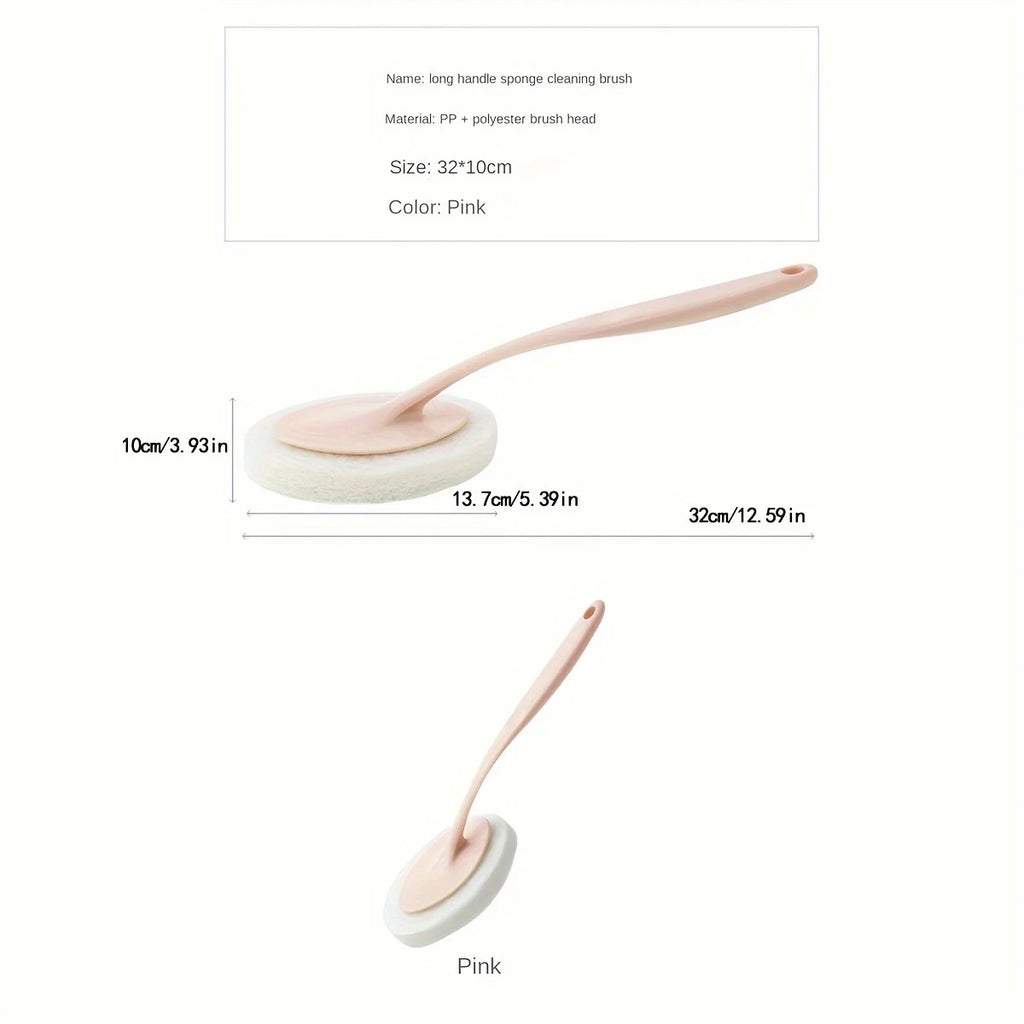 Bath Cleaning Brush, Handheld Toilet Sponge Brush, Floor Tile Cleaning Brush, Bathroom Brush Qme