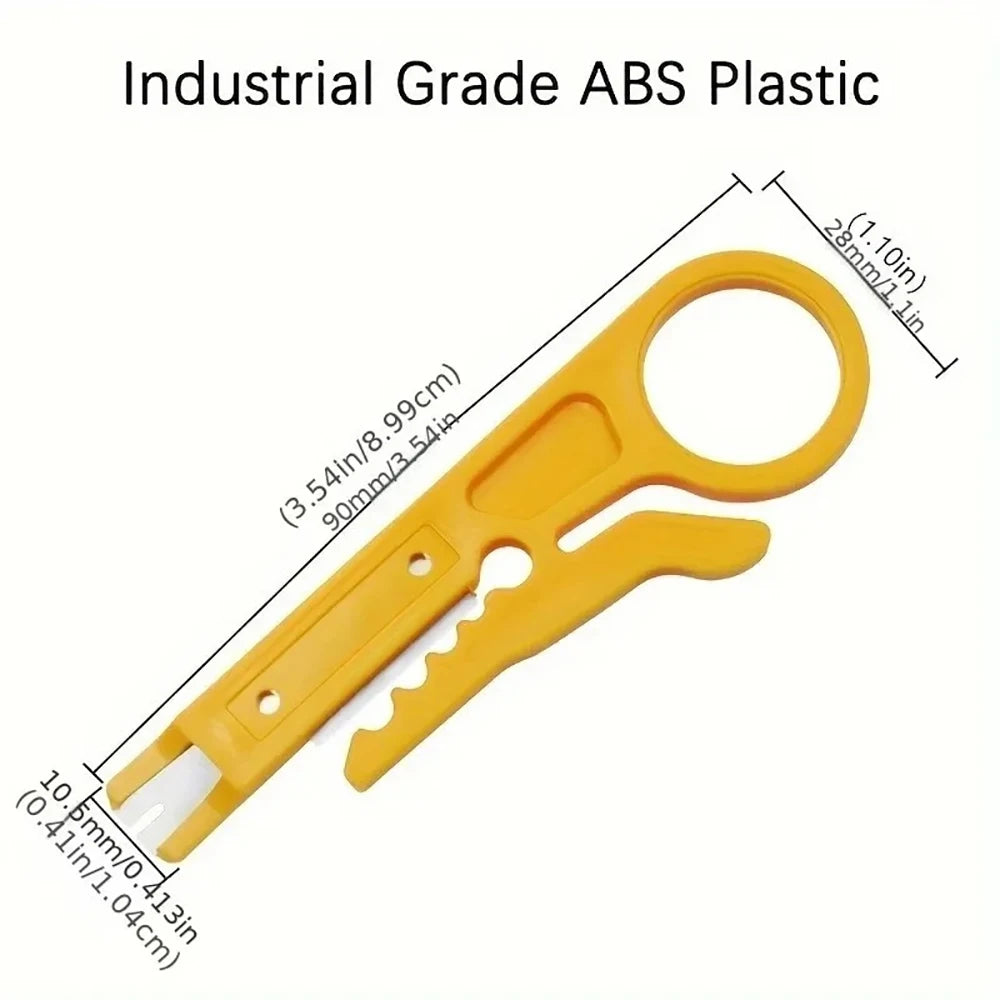 1PC Wire Stripper Knife Crimper Pliers Crimping Tool Cable Stripping Wire Cutter Multi Tools Cut Line Multifunctional Hand Tools Qme