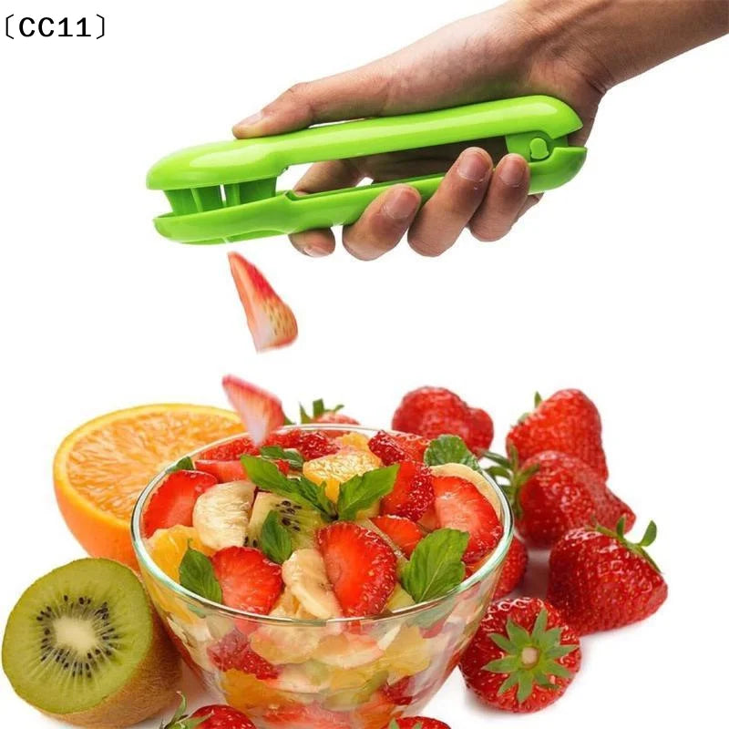 Food Grade Plastic Grape Slicer Safe Blade Design Easy Grip Handle Qme Default Title