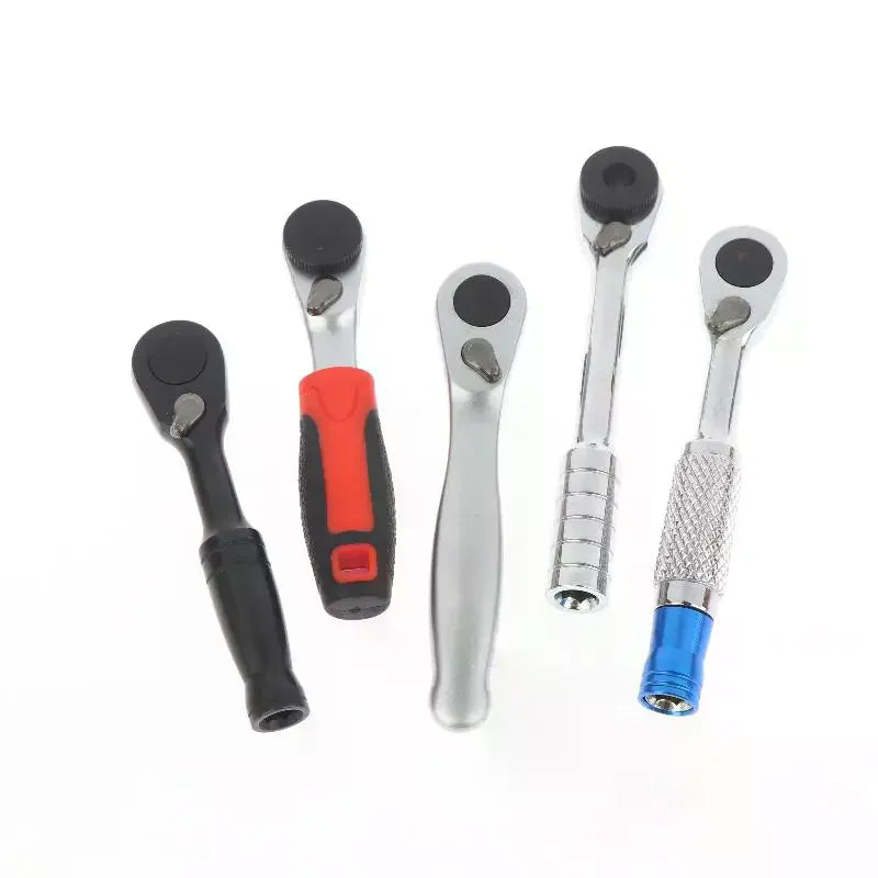 72-tooth Anticorrosion Bidirectional Wrench 1/4 Inch Mini Ratchet Wrench Magnetic Reversible Ratchet Wrench Household Tool Qme