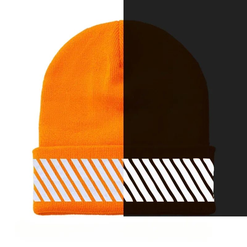 New Knitted Fluorescent Cute Autumn Winter Bonnet for Women Girls Ladies Casual Warmer Caps Qme