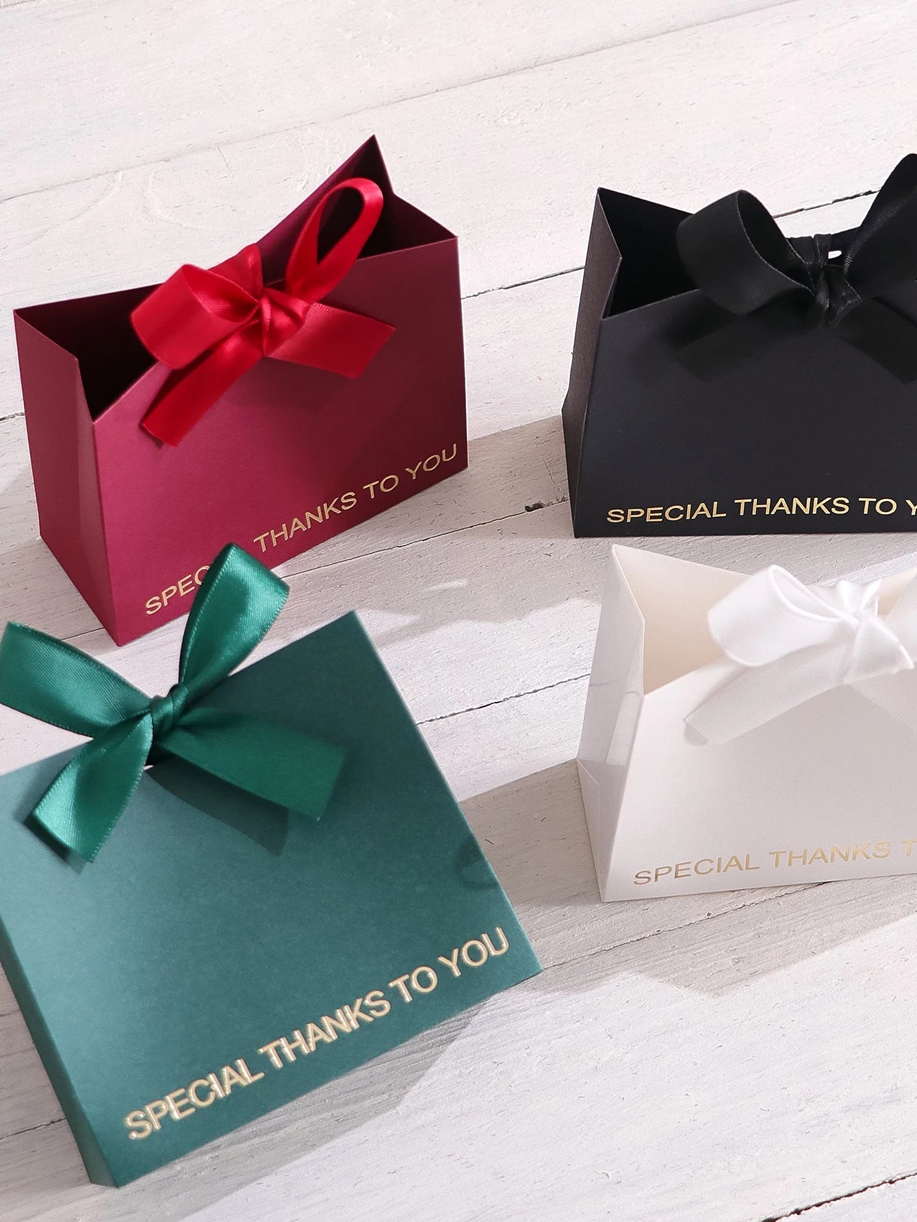 5 Small Gift Boxes with Elegant“Special Thanks” Messages Perfect for Wedding Gifts, Birthday Gifts and Thank-You Gifts Availabl Qme