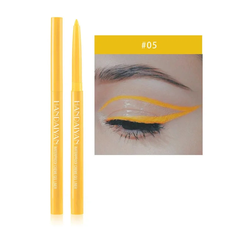 20 Colors Waterproof Matte Eyeliner Gel Long Lasting Professional Sweatproof Non-smudge Multicolor Ultra-fine Eyeliner Pencil Qme 5