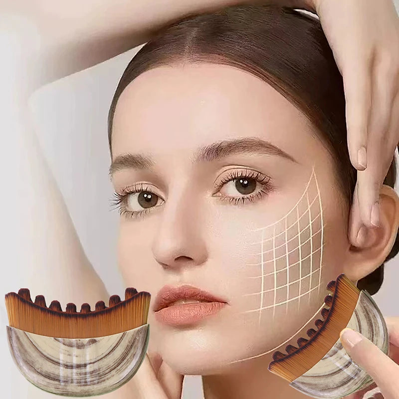 Portable Lymphatic Drainage Face Brush Multi-function Tool Facial Qme