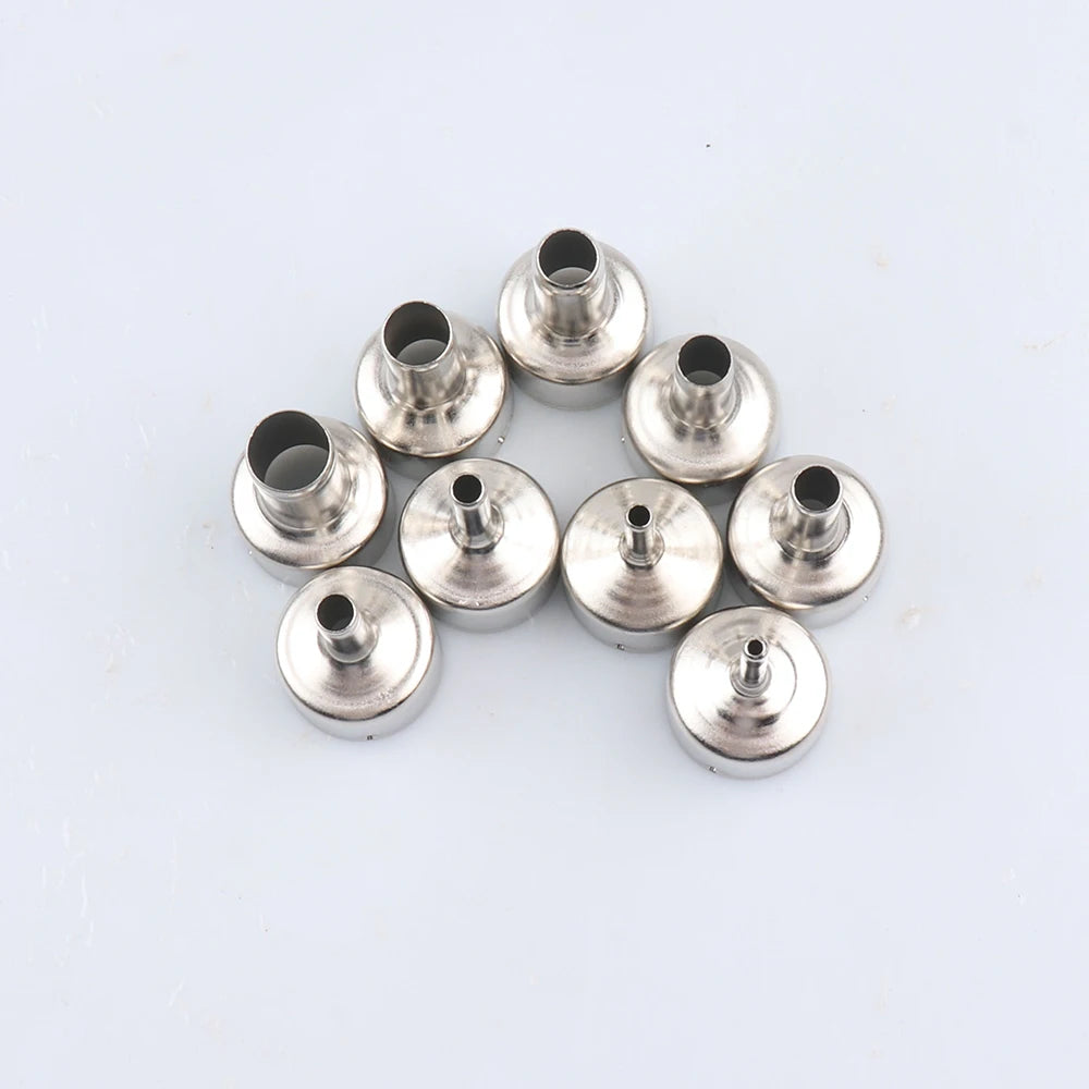 Welding Nozzle Air Gun Stainless Steel Different Sizes Nozzles 8858 Qme 9pcs-set