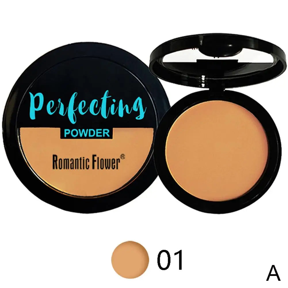 Dark Matte Setting Powder Invisible Matte Poreless Pressed Face Powder Makeup Lightweight Breathable Oil Control Deep Concealer Qme 01 CN