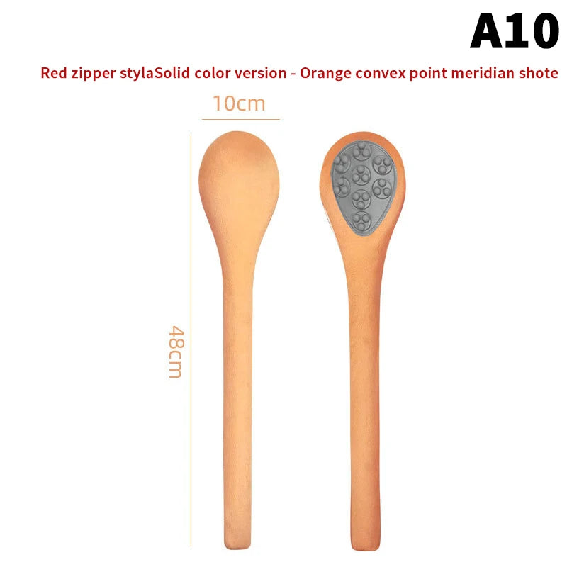 Extended Back Massage Hammer Meridian Beat Stick Elasticity Velvet Qme A10