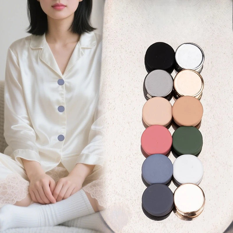 6 Pairs Seamless Fashion Scarf Clips Multi-Color Quick Shaping Minimalist Design Headwear Accessories for Women Qme