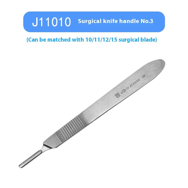 Medical Scalpel Handle Operation No 3 4 7 Knife Holder Blade 10-23 Qme d