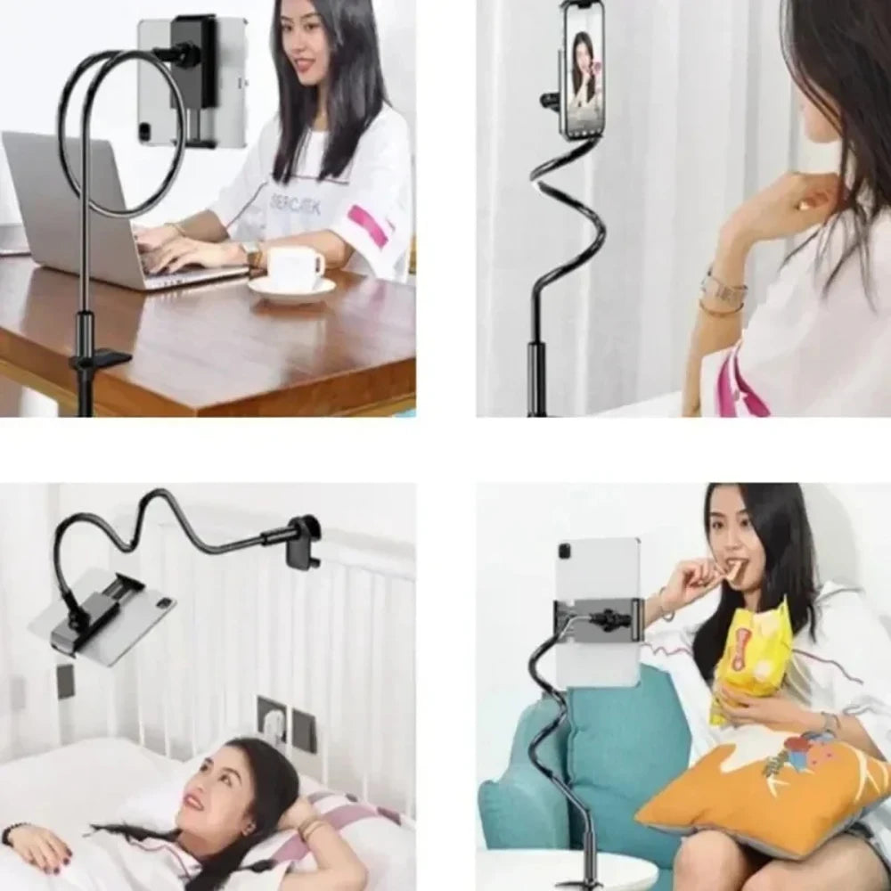 Tablet Stand Lazy Bedside Desktop Live Mobile Phone Tablet Bracket Supports Desktop Stands for Xiaomi iPhone iPad Switch Holder Qme