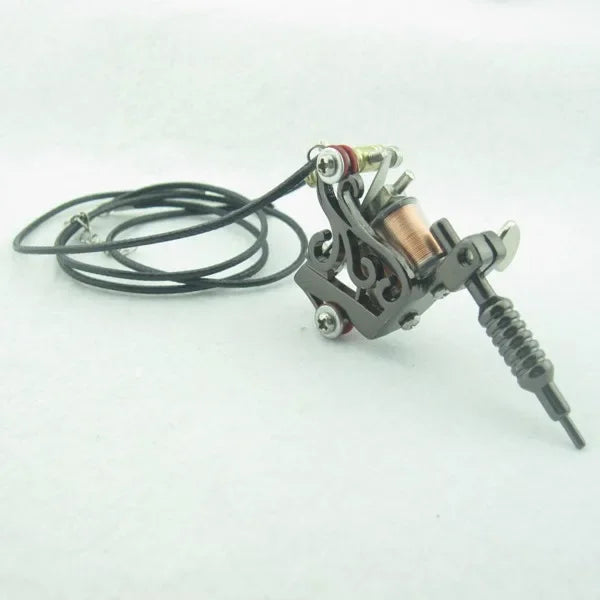 Men Charm Tattoo Machine Stainless Steel Jewelry Necklaces With Pendant Male Women Punk Hip Hop Accessories Gifts Wholesale Qme MTM18-BK