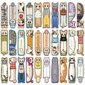 Cartoon Kawaii Cat Bookmark Reading Books DIY Library Office Page Qme Default Title