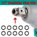 1/2" Retaining Ring Clip with O-Ring for Impact Wrench Socket Retainer Rings Socket Retaining Drive Friction Rings Part Qme 20pcs