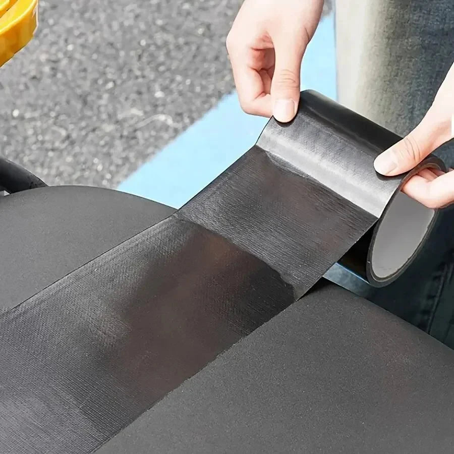 Black Cloth-based Adhesive Tape Is Used For Cushion Repair Leather Seat Sofa Leak Repair Leather Wear-resistant Repair Tape Qme