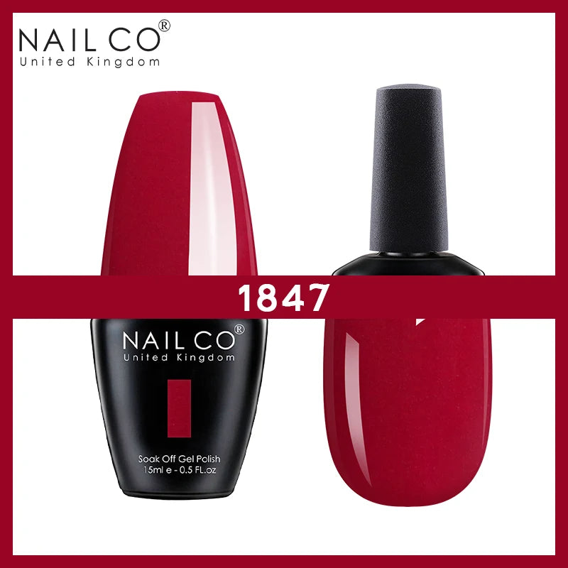 NAILCO Nude Nails Gel Nail Polish UV LED Semi-permant Varnish Hybrid