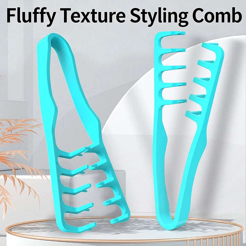 Fluffy Hairdressing Texture Comb Bangs Styling Combs Women Men Hair Qme