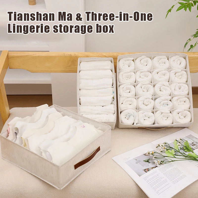 Wardrobe Organizer Clothes Ties Pants Bra Socks Storage Qme