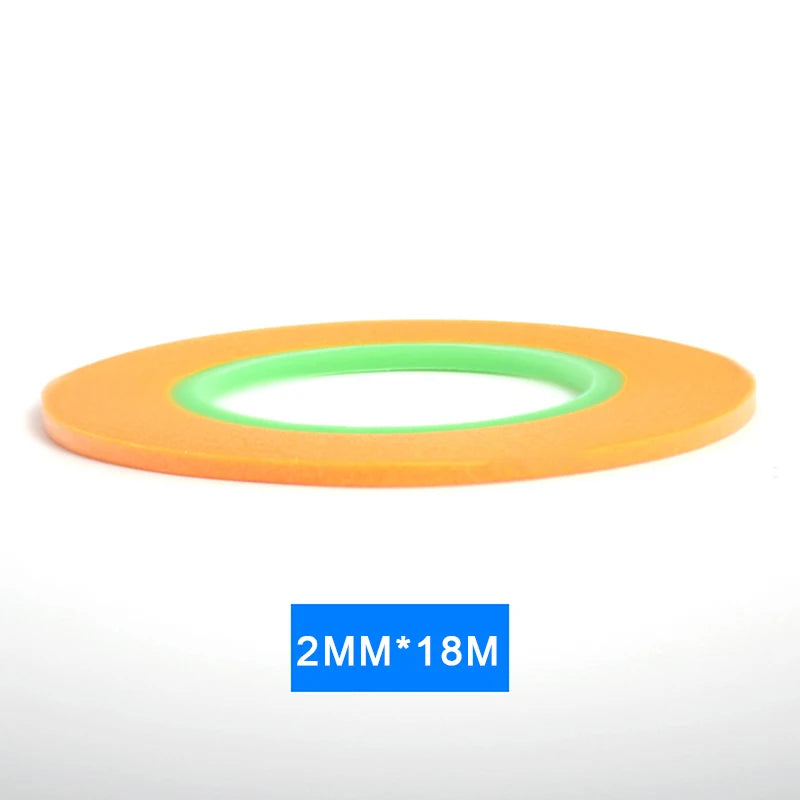 Model Spraying Coating Color Ultra Tape Fine DIY Special Masking Wide 1mm/2mm/3mm 18m Model Covering Tape Qme A2