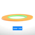 Model Spraying Coating Color Ultra Tape Fine DIY Special Masking Wide 1mm/2mm/3mm 18m Model Covering Tape Qme A2